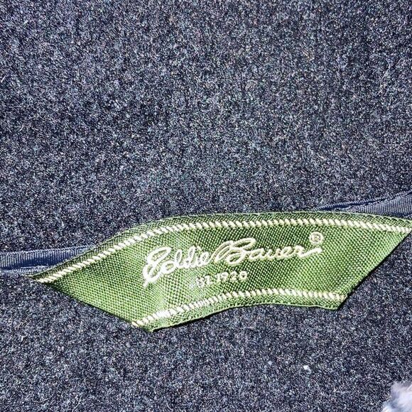 Eddie Bauer Black Fleece Jacket Large - Picture 3 of 6